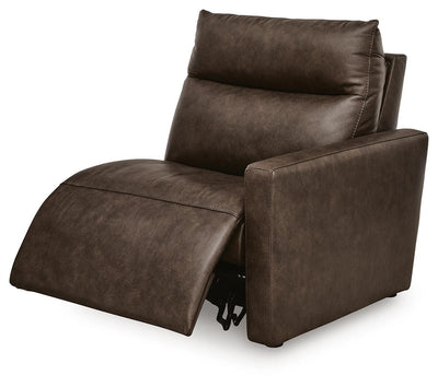 ModZ 5-Piece Power Reclining Sectional in Chocolate