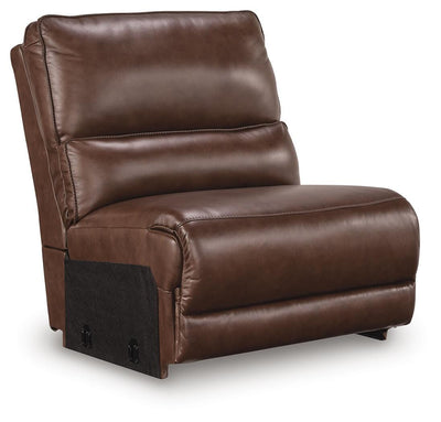 DeepWakes 5-Piece Power Reclining Sectional in Canyon Leather