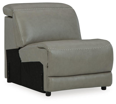 Correze 3-Piece Power Reclining Sectional Sofa in Gray Leather