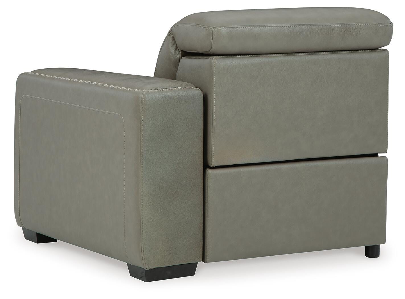 Correze 3-Piece Power Reclining Sectional Sofa in Gray Leather